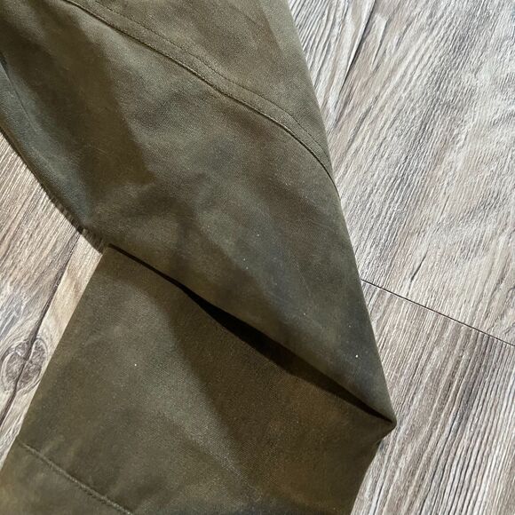 Rag & Bone x Barneys Olive Waxed Cotton Chore Jacket Corduroy Collar Men’s 42 - Picture 11 of 14